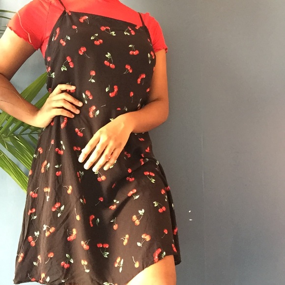 Red Mock Neck Tee - Picture 5 of 6